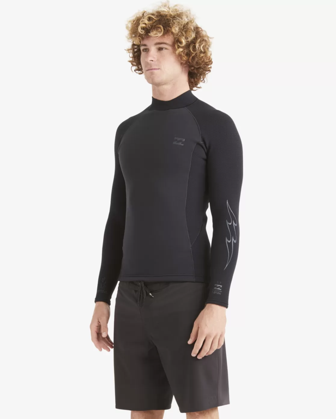 Cheap Billabong 1mm Revolution Natural Wetsuit Jacket BLACK