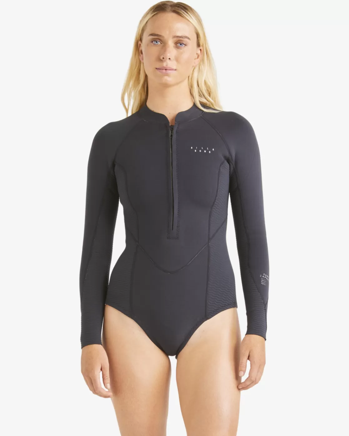 New Billabong 2/2 Salty Dayz Long Sleeve Spring Suit BLACK