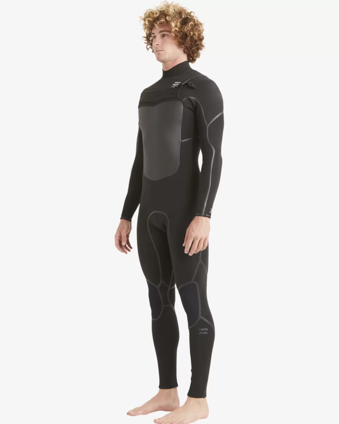 Online Billabong 3/2 Absolute Plus Chest Zip Full Wetsuit BLACK