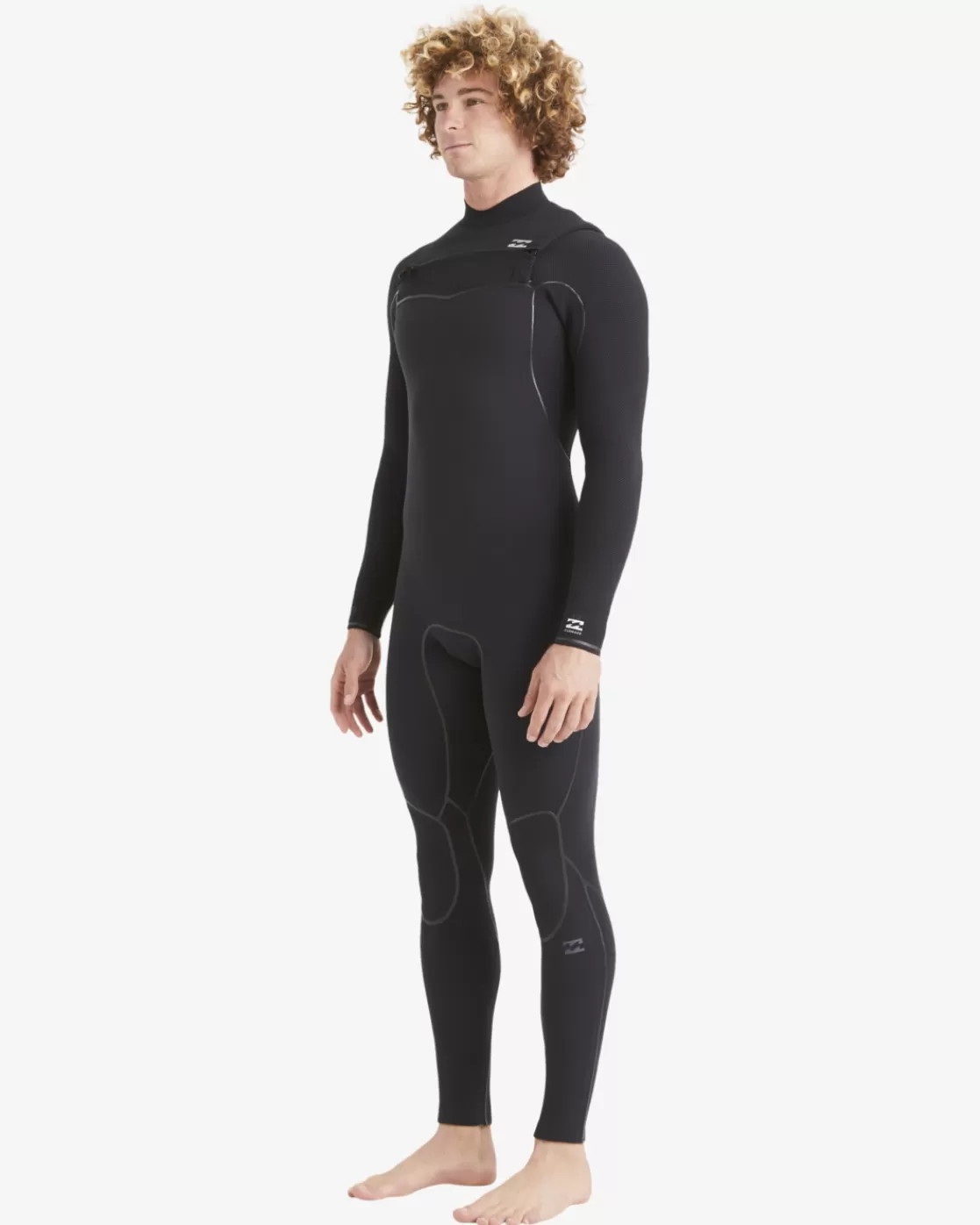 Sale Billabong 3/2 Furnace Chest Zip Full Wetsuit BLACK