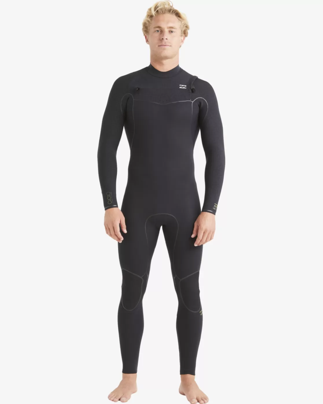 Online Billabong 3/2mm Furnace Natural Chest Zip Wetsuit BLACK