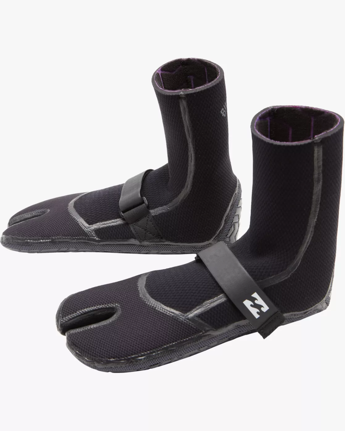 Sale Billabong 3mm Furnace Comp Split Toe Wetsuit Boots BLACK