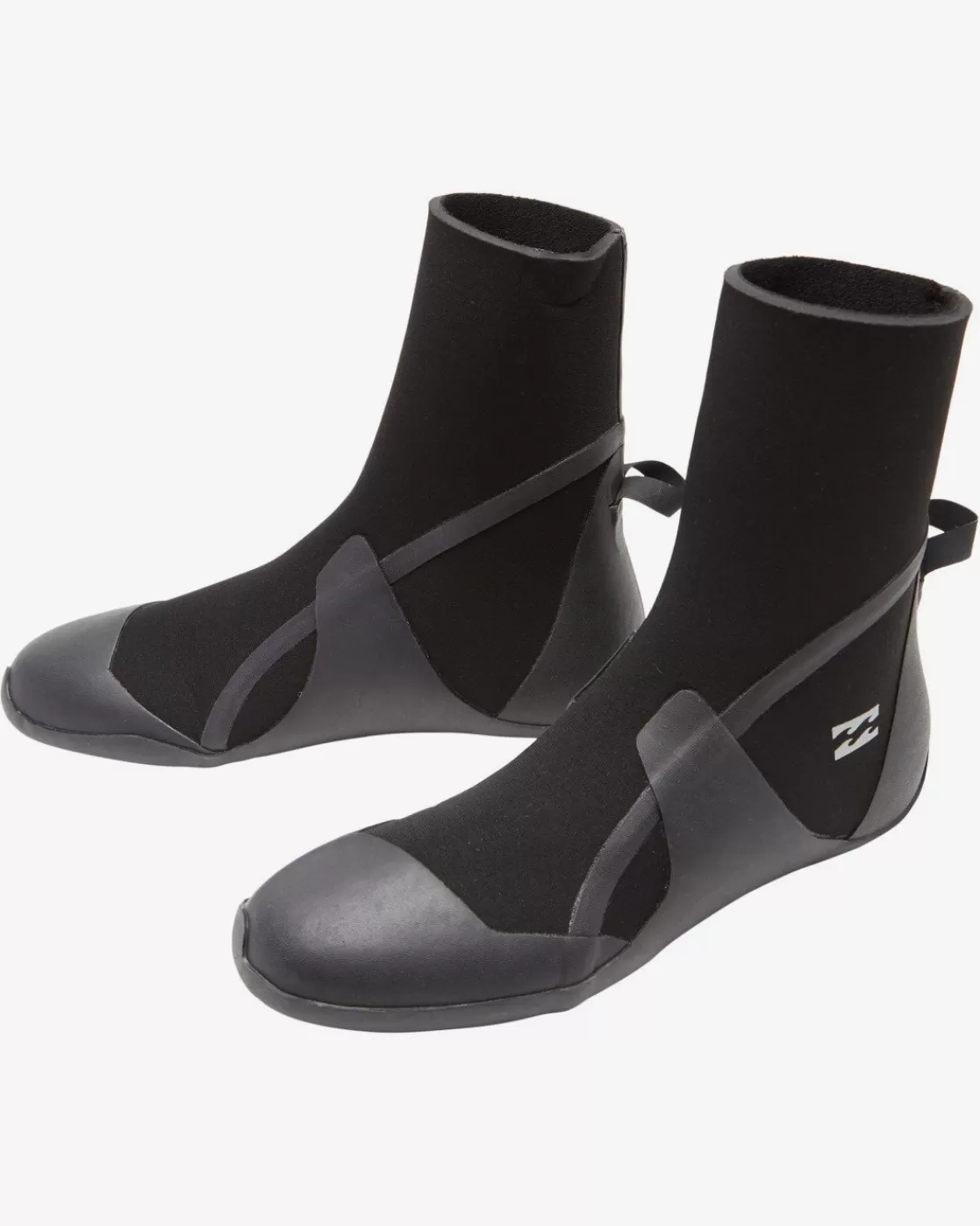 Fashion Billabong 5 Absolute Round Toe Wetsuit Boots BLACK HASH