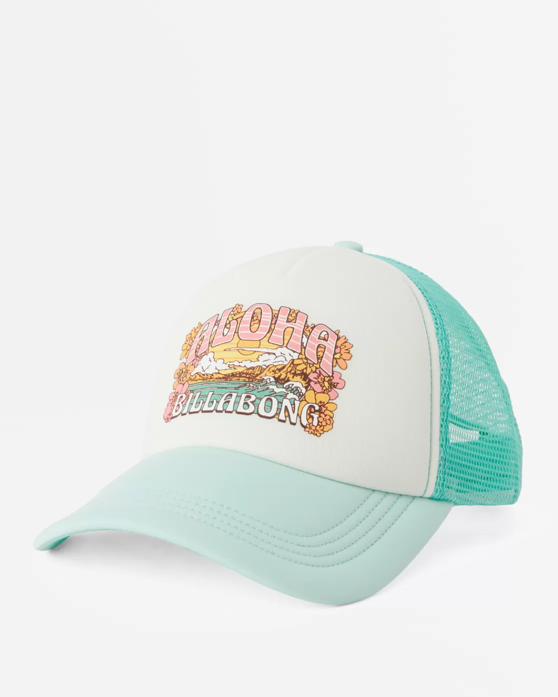 Cheap Billabong Across Waves Trucker Hat TROPICAL BLUE