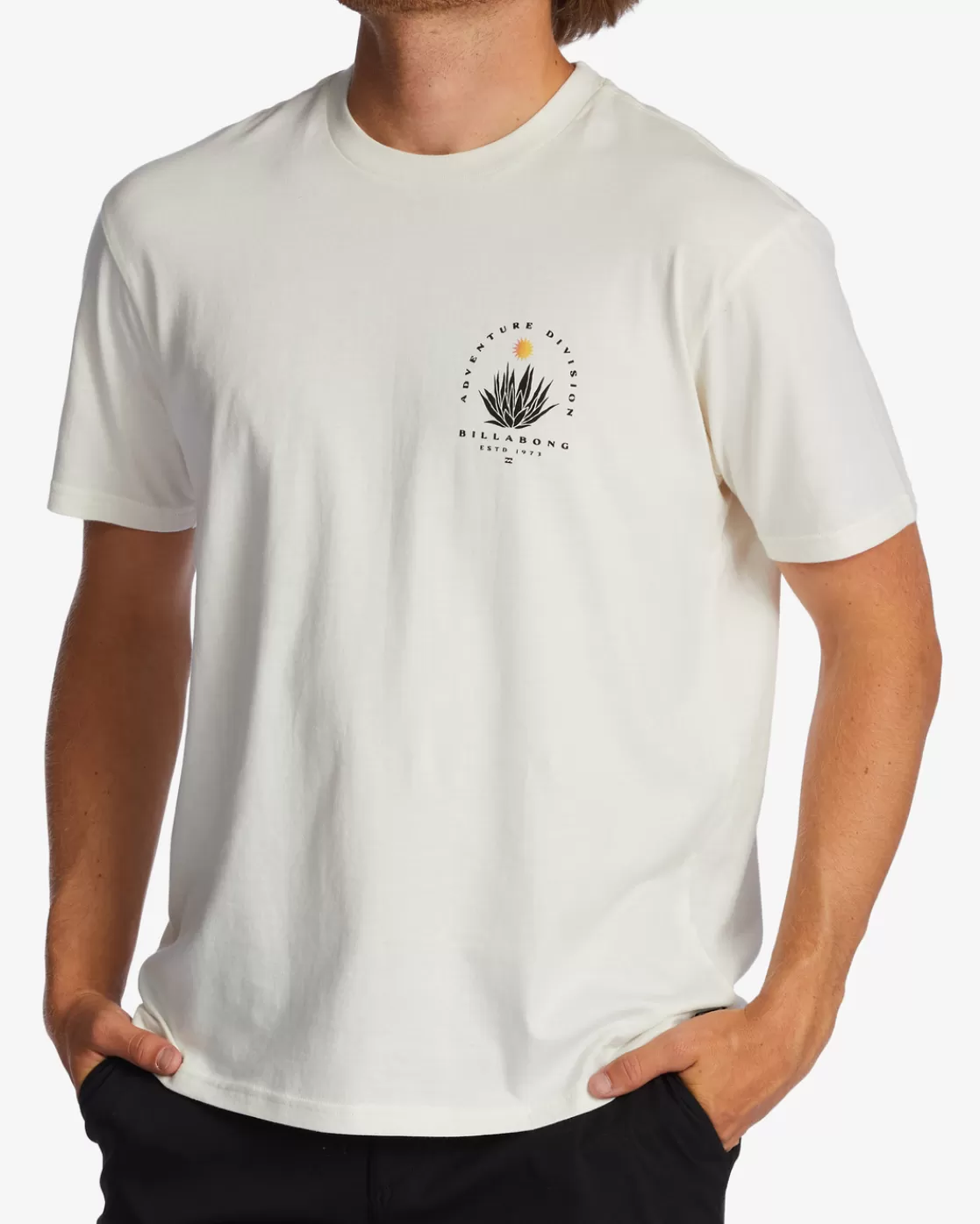 Online Billabong A/Div Agave Organic Short Sleeve T-Shirt OFF WHITE