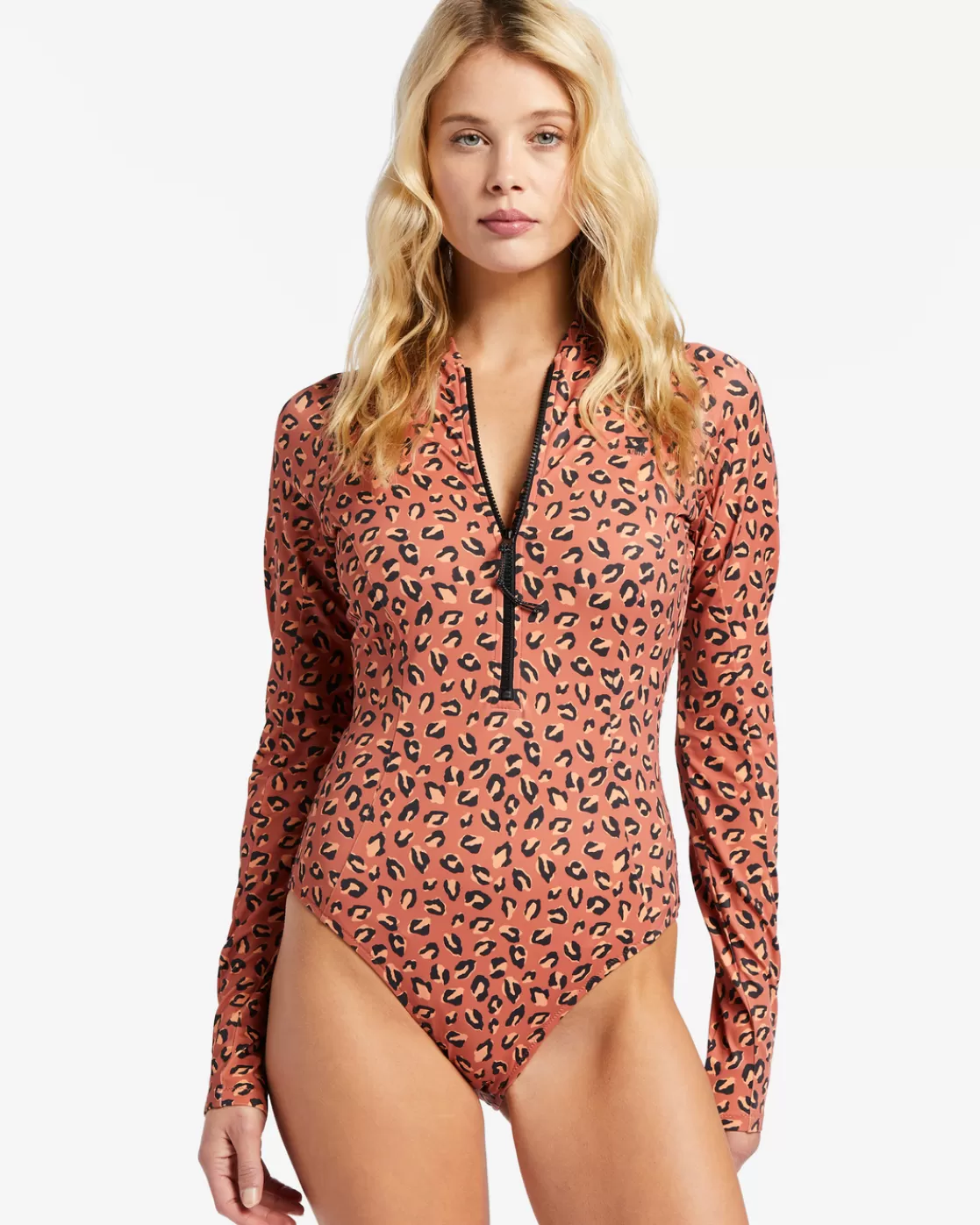 Best Sale Billabong A/Div Biarritz Long Sleeve Swimsuit KISS THE EARTH