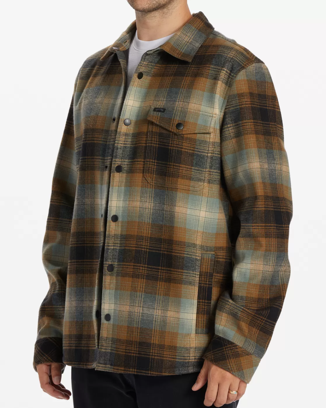 Fashion Billabong A/Div Furnace Bonded Flannel Shirt DARK FOREST