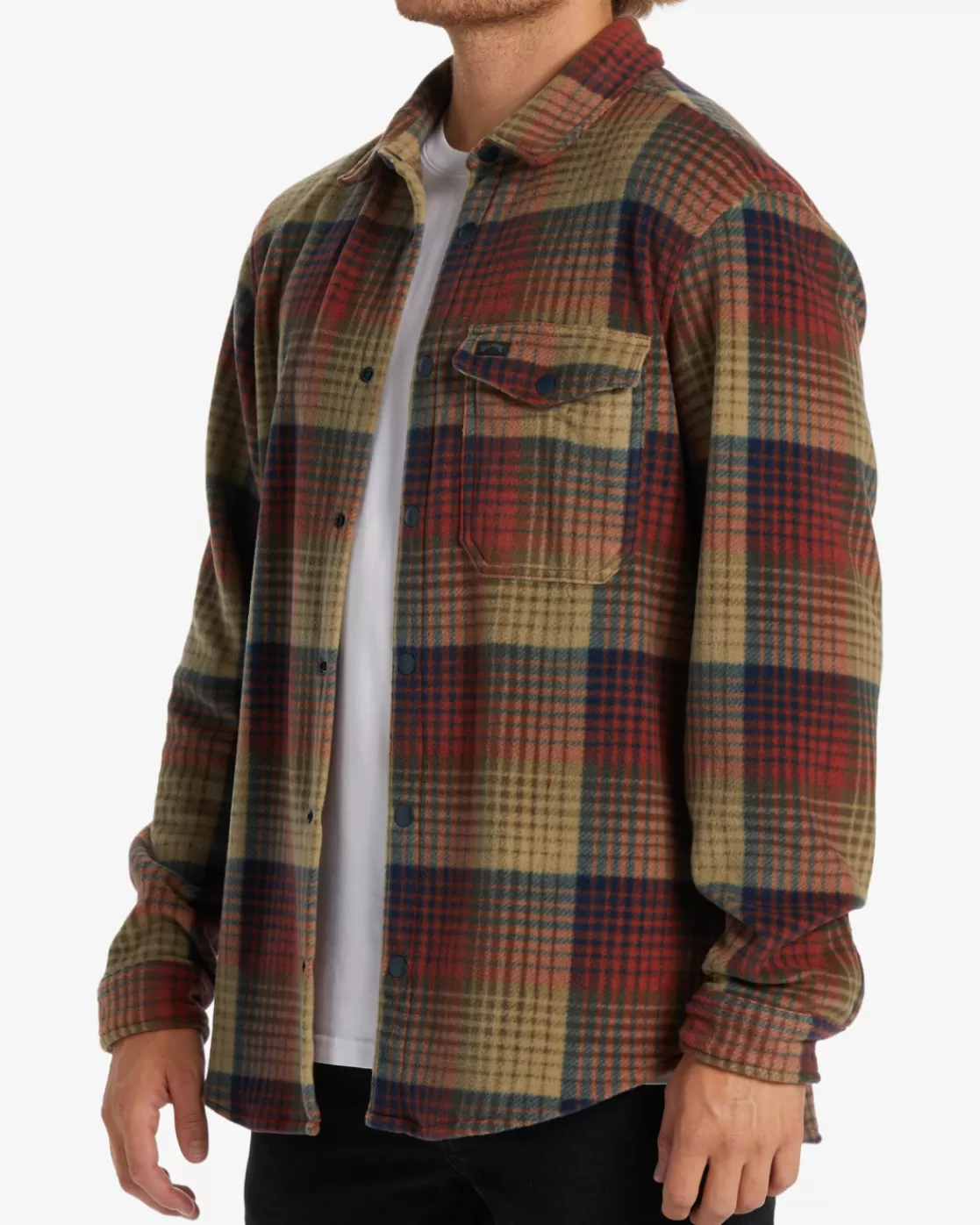 Discount Billabong A/Div Furnace Flannel Shirt GRAVEL