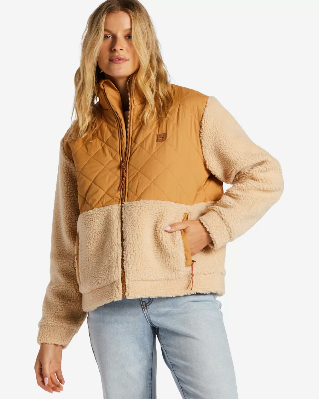 Cheap Billabong A/Div Hidden Trails Zip-Up Jacket CARAMEL