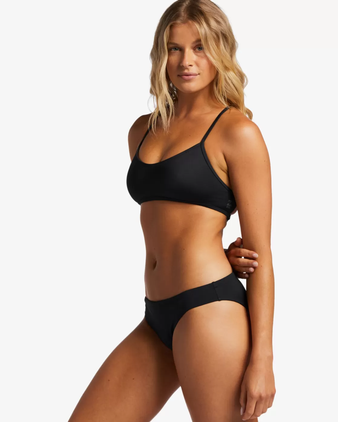 Outlet Billabong A/Div Lace-Up Trilet Bikini Top BLACK