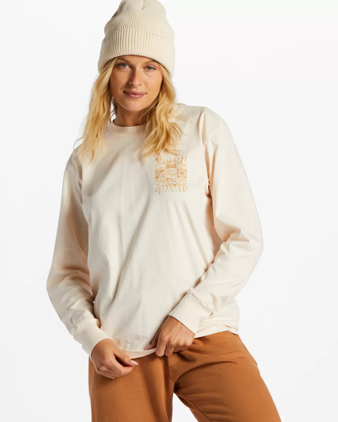 Outlet Billabong A/Div Long Sleeve T-Shirt WHITE CAP