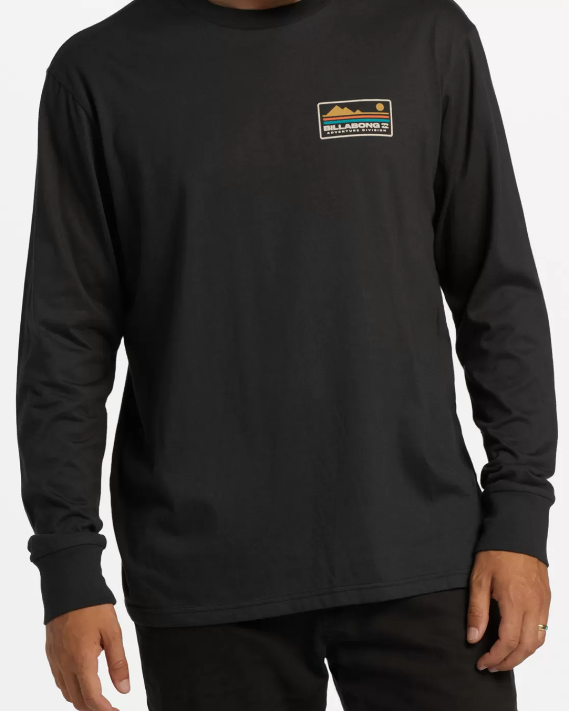 New Billabong A/Div Range Long Sleeve T-Shirt WASHED BLACK