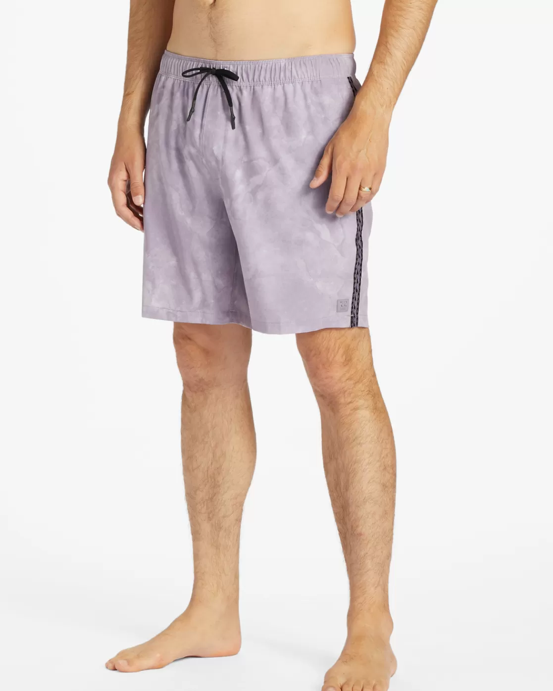 New Billabong A/Div Surftrek Elastic Shorts 17" PURPLE ASH