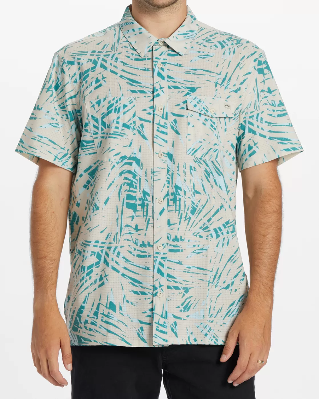 Online Billabong A/Div Surftrek Perf Short Sleeve Shirt DUSTY JADE