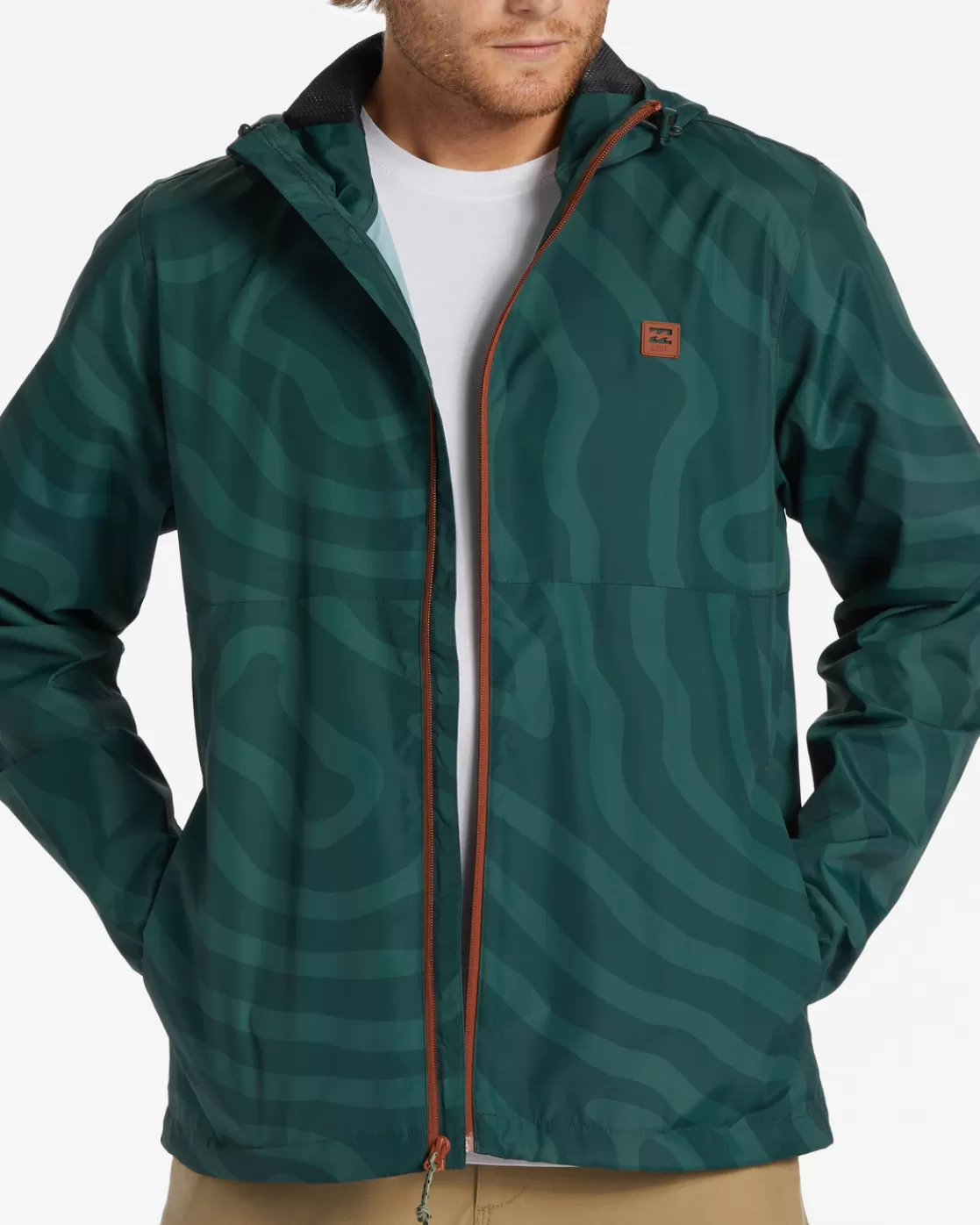 Best Sale Billabong A/Div Transport Windbreaker Jacket DARK FOREST