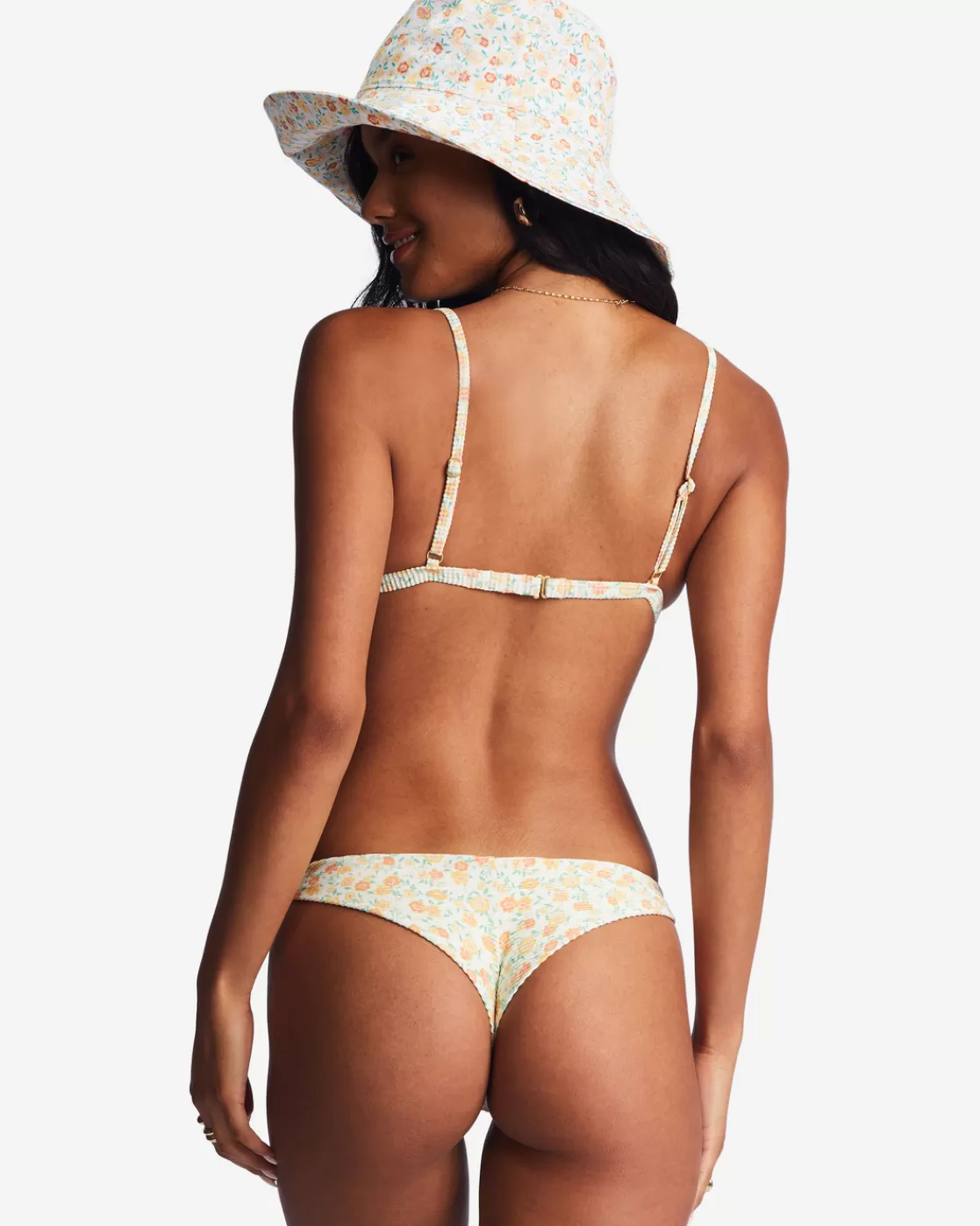 Shop Billabong Aint She Sweet Tanlines Tanga Bikini Bottoms SALT CRYSTAL