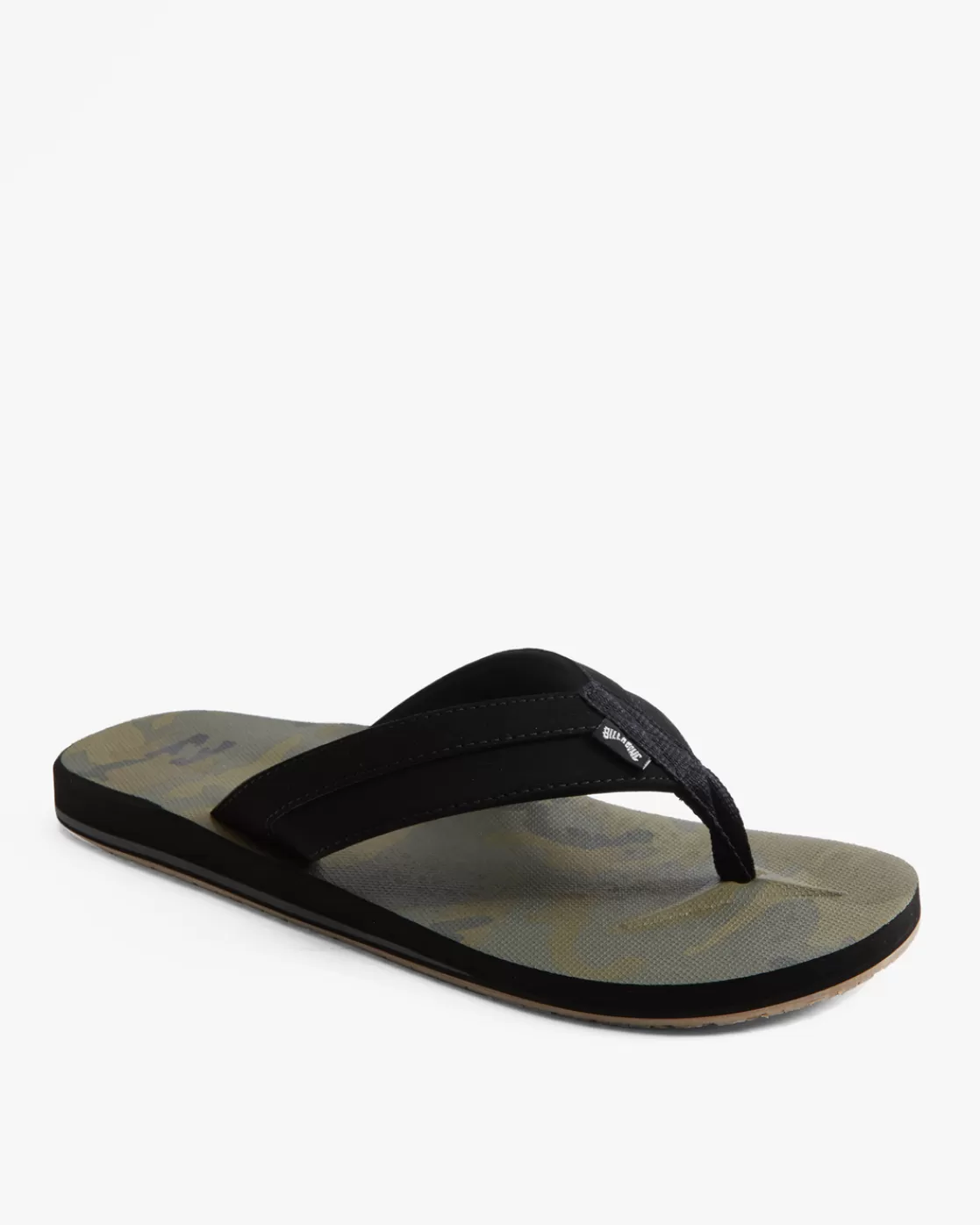 Shop Billabong All Day Impact Print Slip-On Sandals MILITARY CAMO