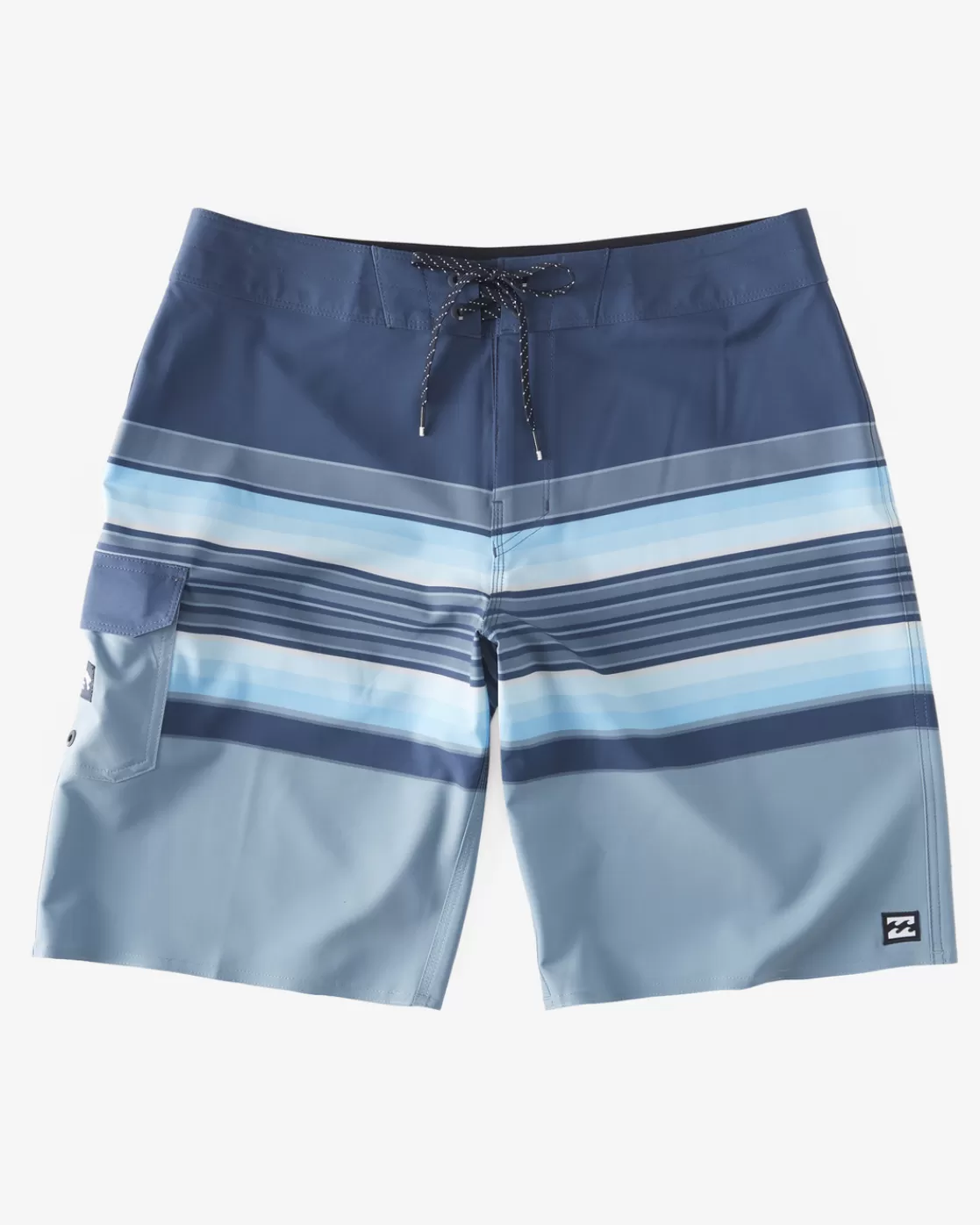 Best Billabong All Day Stripe Pro Performance 20" Boardshorts BLUE HAZE