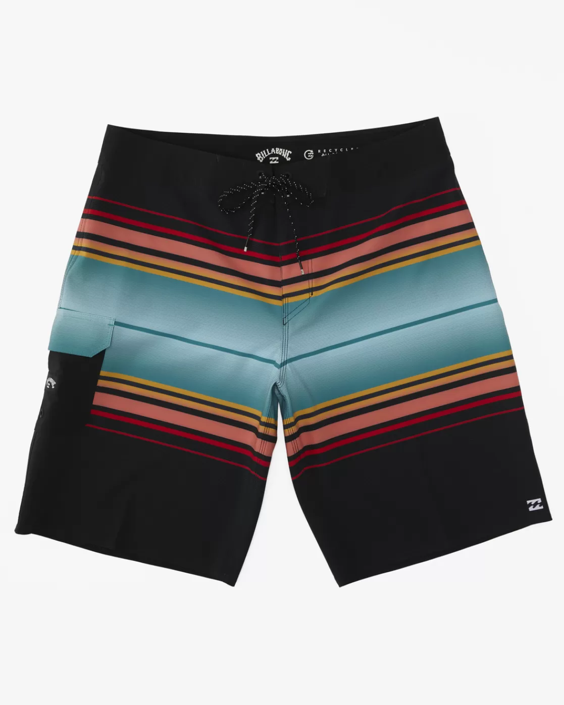 Fashion Billabong All Day Stripe Pro Performance 20" Boardshorts STEALTH