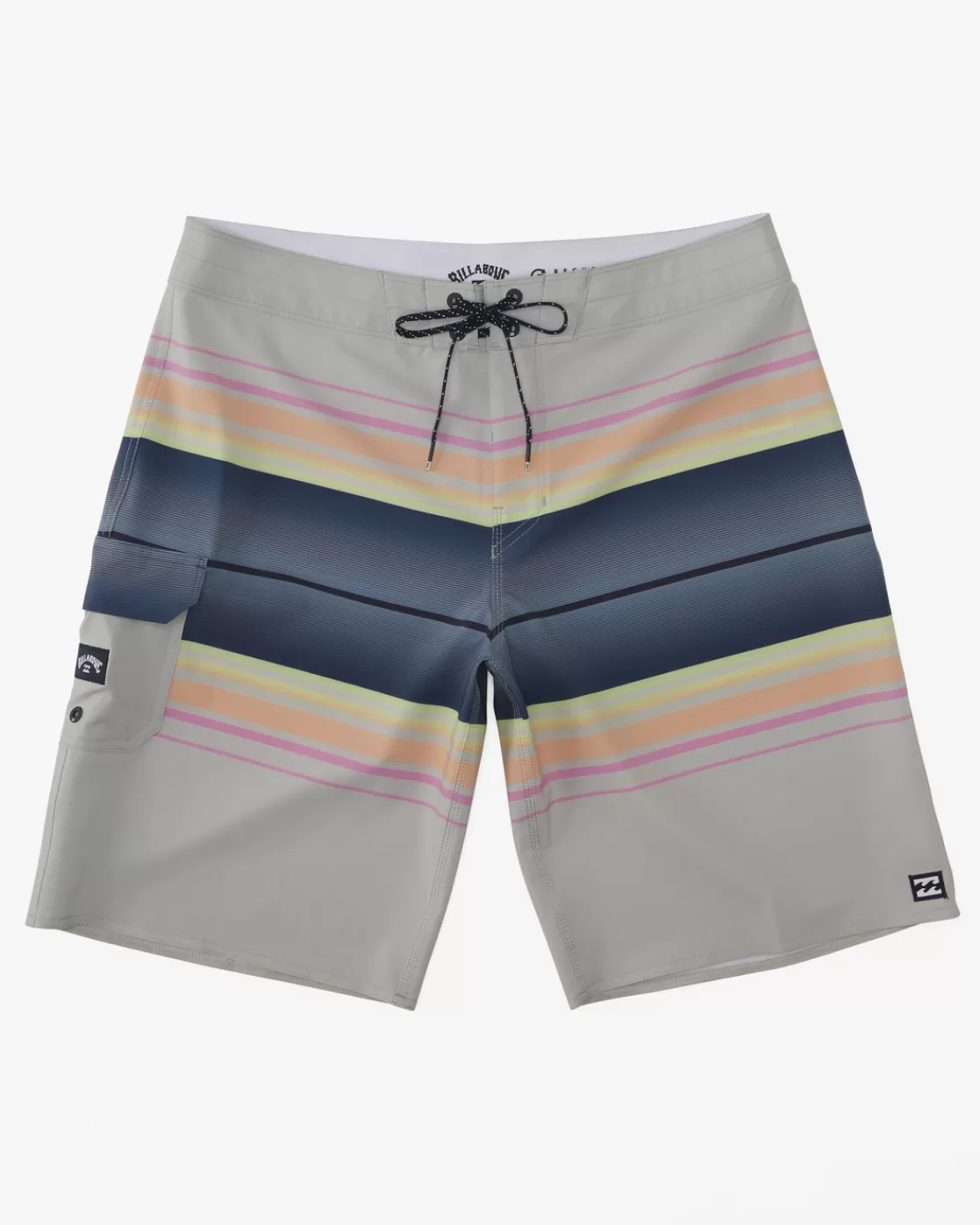 Cheap Billabong All Day Stripe Pro Performance 20" Boardshorts STONE