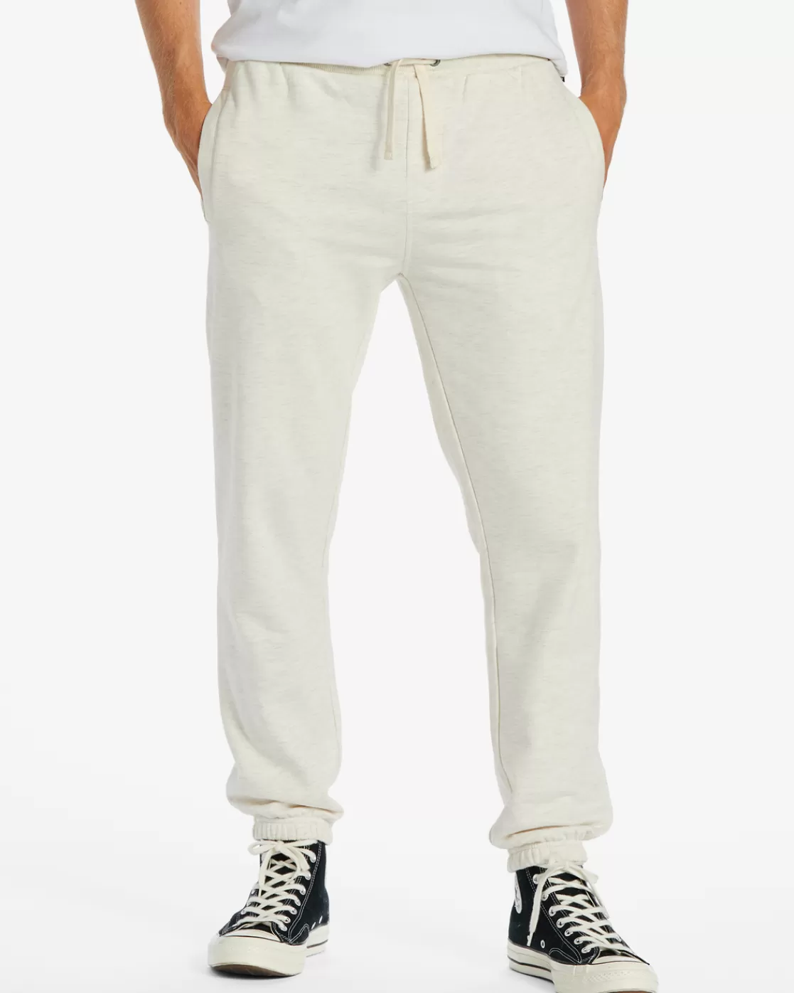 Shop Billabong All Day Sweatpants LIGHT GREY HEATHER