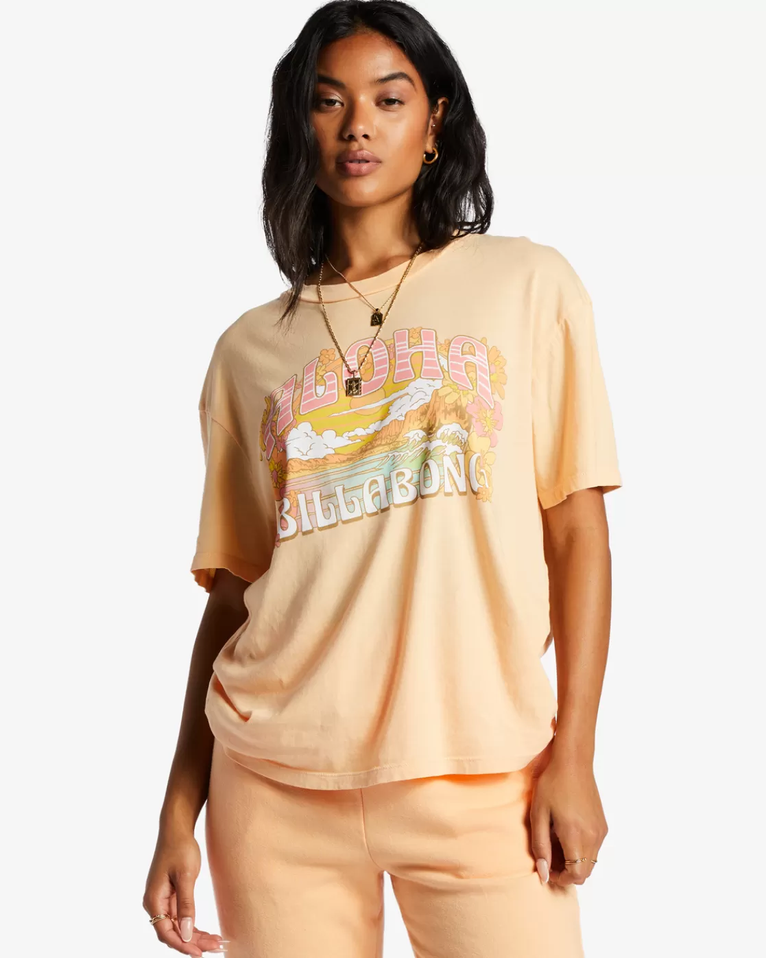 Outlet Billabong Aloha Friend T-Shirt LIGHT MELON