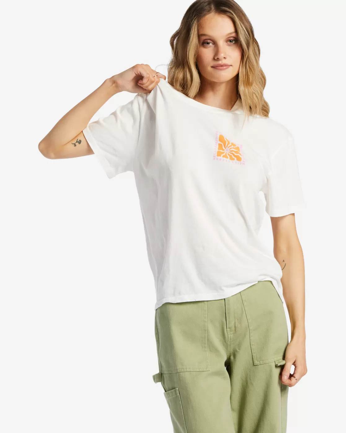 Online Billabong Another Day In Paradise T-Shirt SALT CRYSTAL