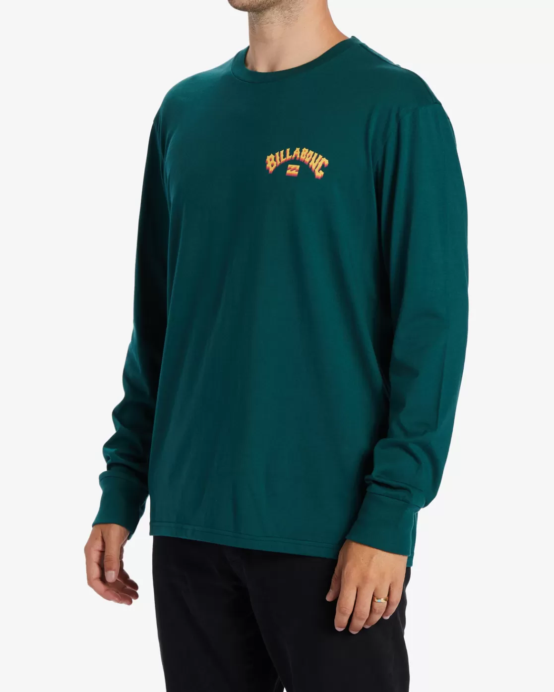 Discount Billabong Arch Fill Long Sleeve T-Shirt DEEP TEAL