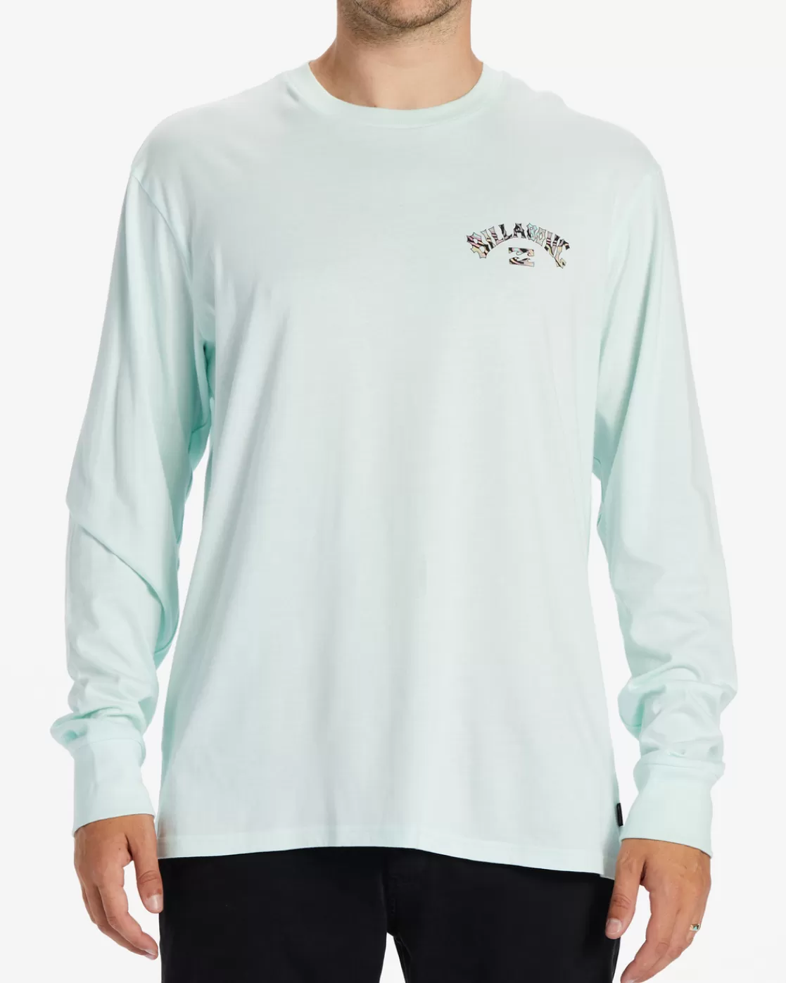 Best Sale Billabong Arch Fill Long Sleeve T-Shirt SEAGLASS