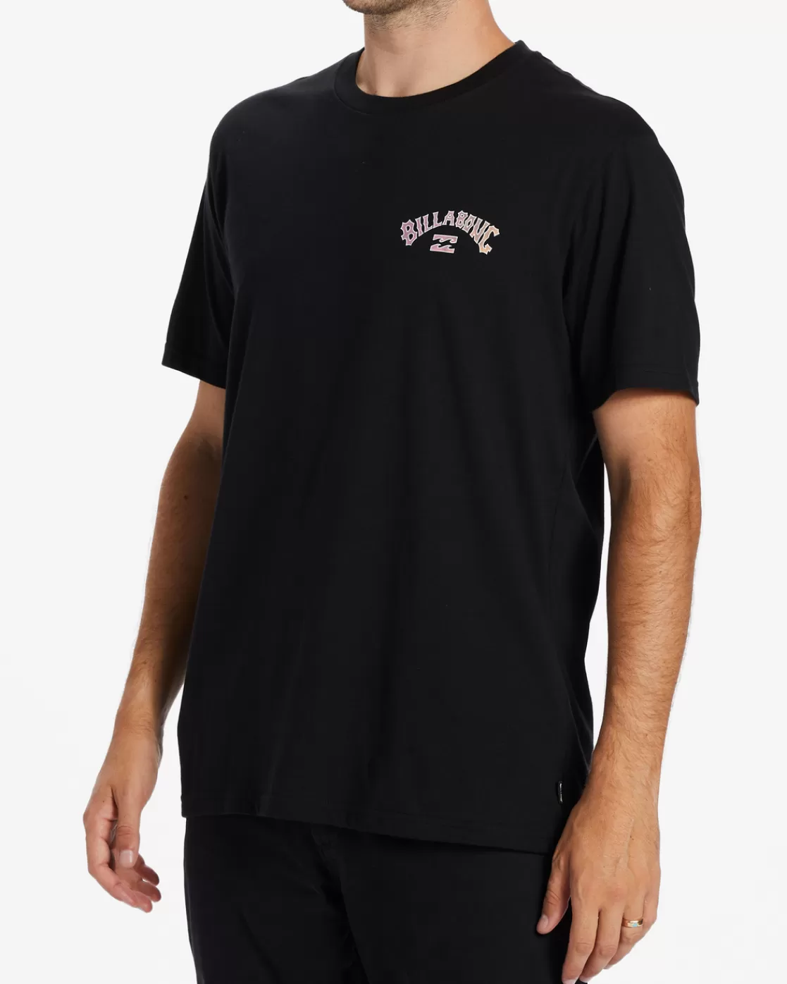 Discount Billabong Arch Fill T-Shirt BLACK