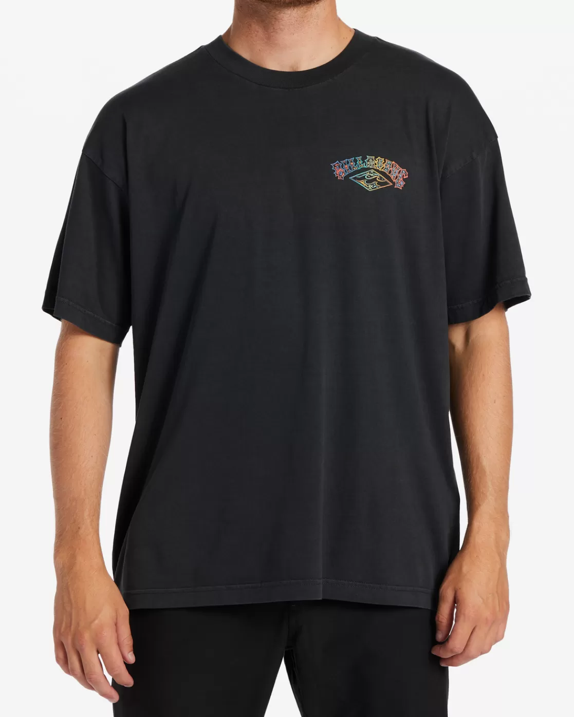 Best Billabong Arch Wave T-Shirt WASHED BLACK