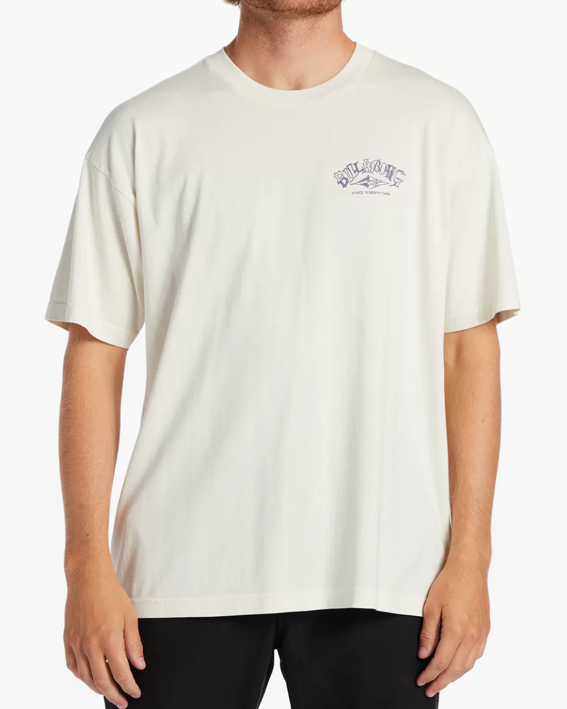 Cheap Billabong Arch Wave T-Shirt OFF WHITE