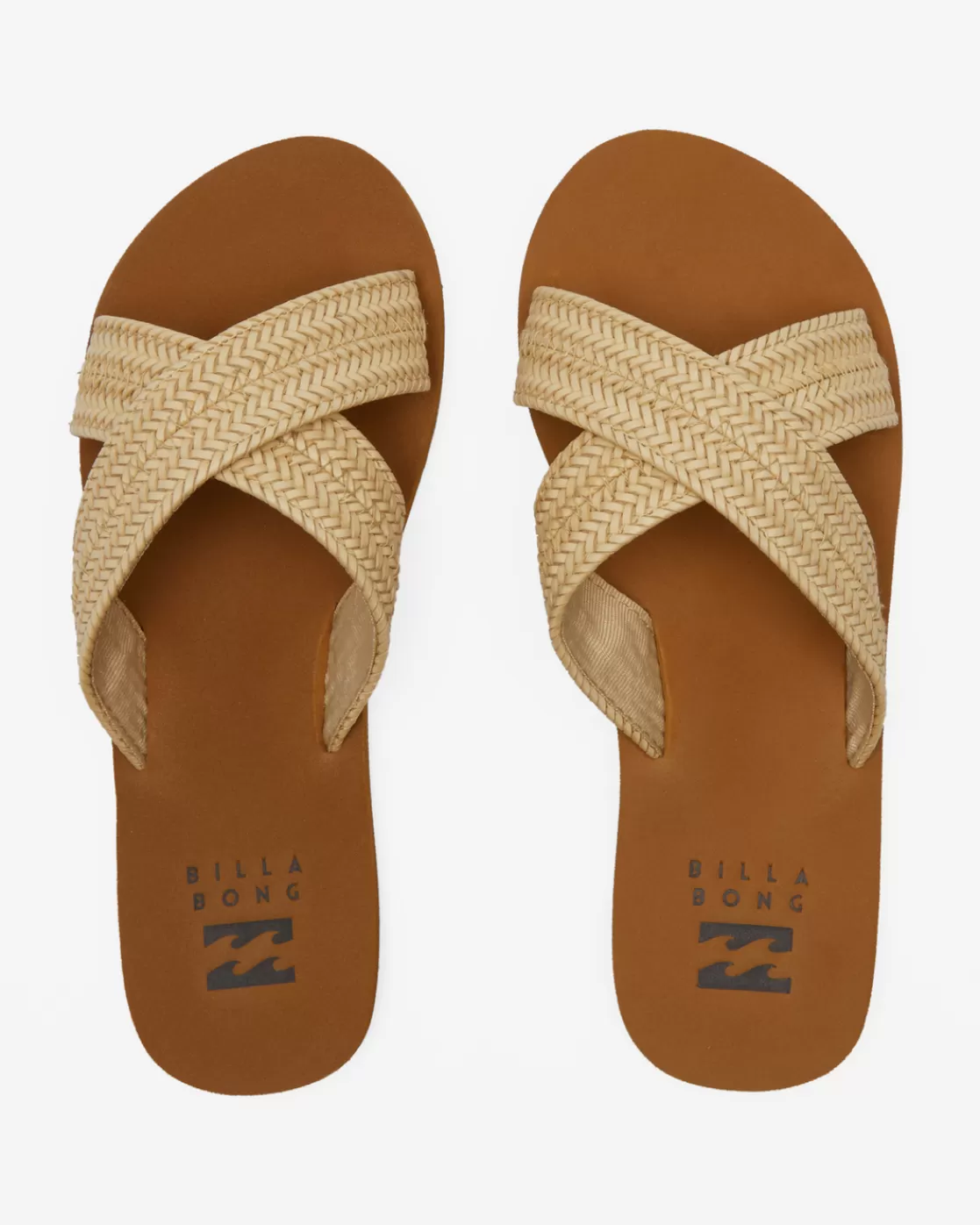 Clearance Billabong Avery Slider Sandals WHITE CAP