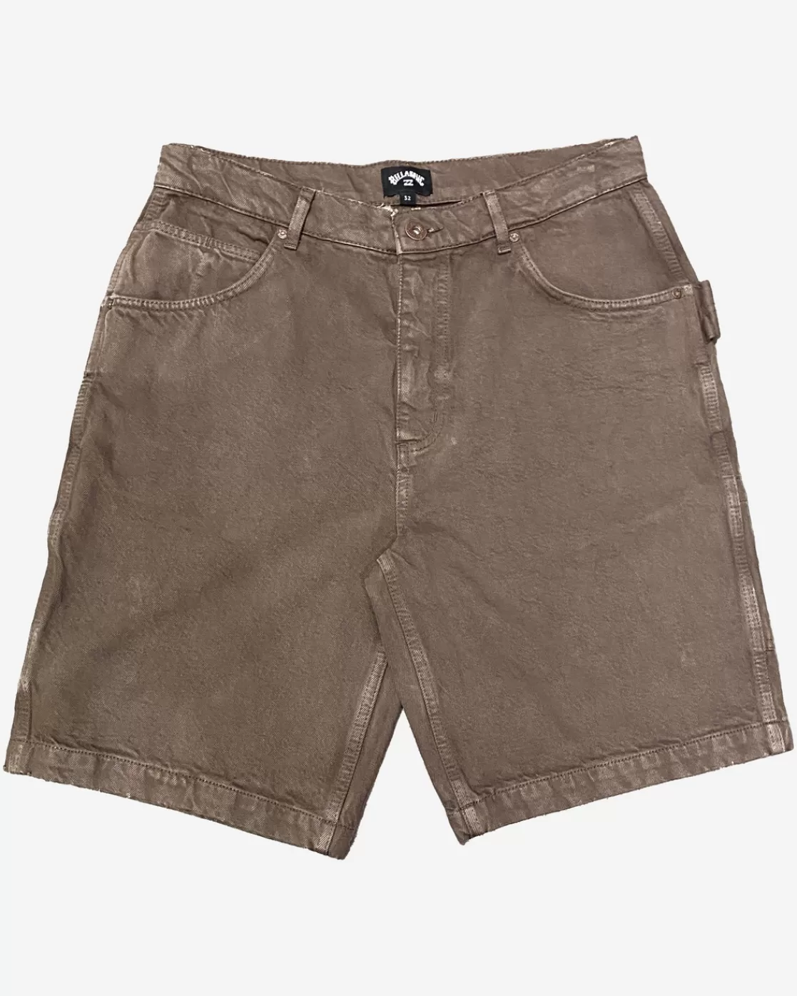 Hot Billabong Bad Dog Denim Shorts MOCHA