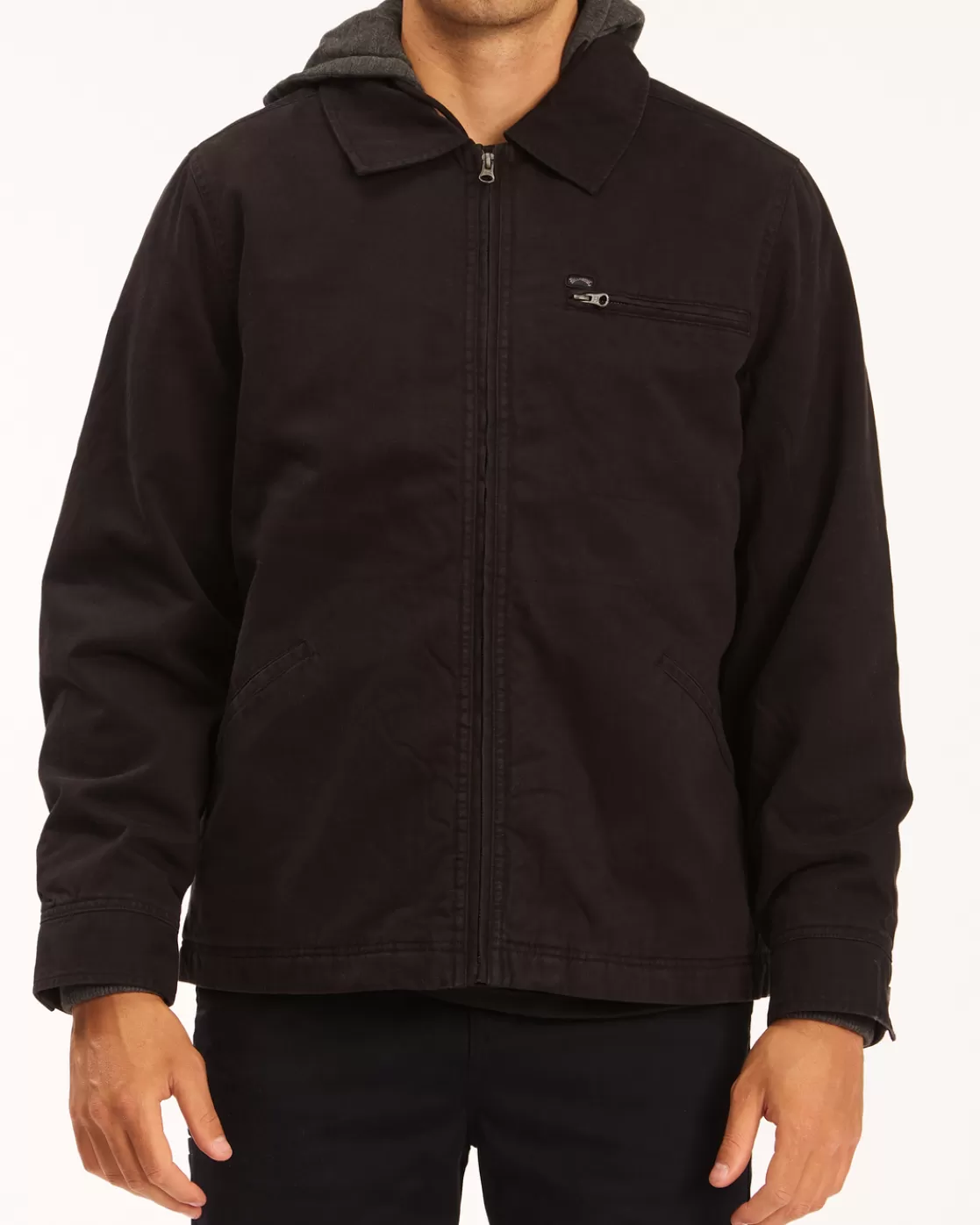 Cheap Billabong Barlow Hooded Jacket BLACK