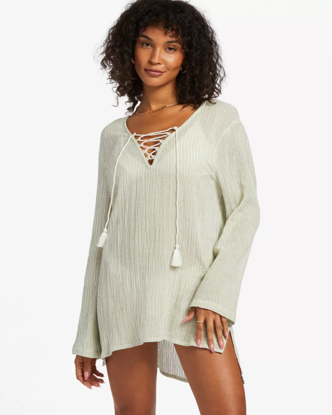 Sale Billabong Blue Skies Swim Cover-Up AVOCADO