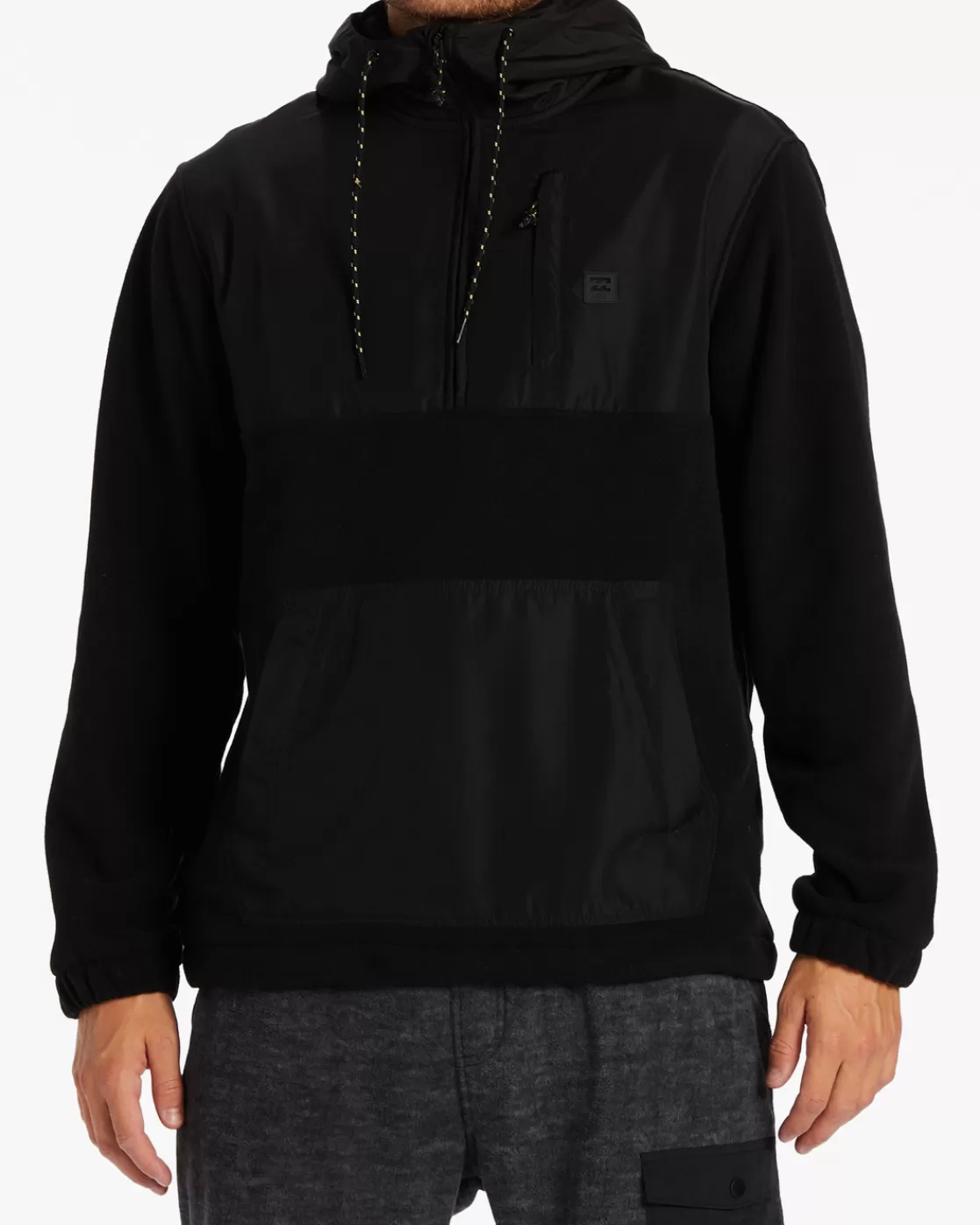 Sale Billabong Boundary Graphene Half-Zip Fleece BLACK HEATHER