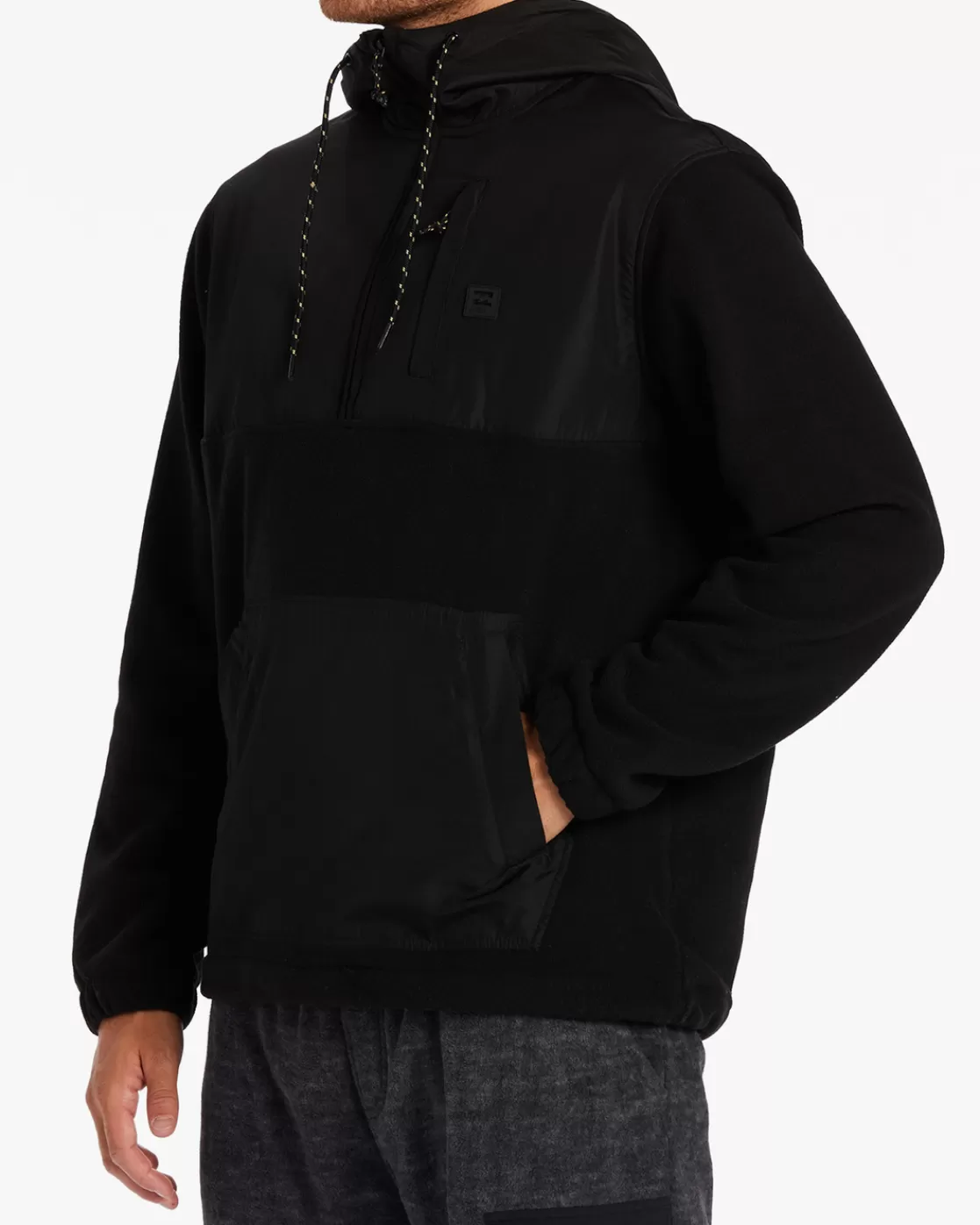 Sale Billabong Boundary Graphene Half-Zip Fleece BLACK HEATHER