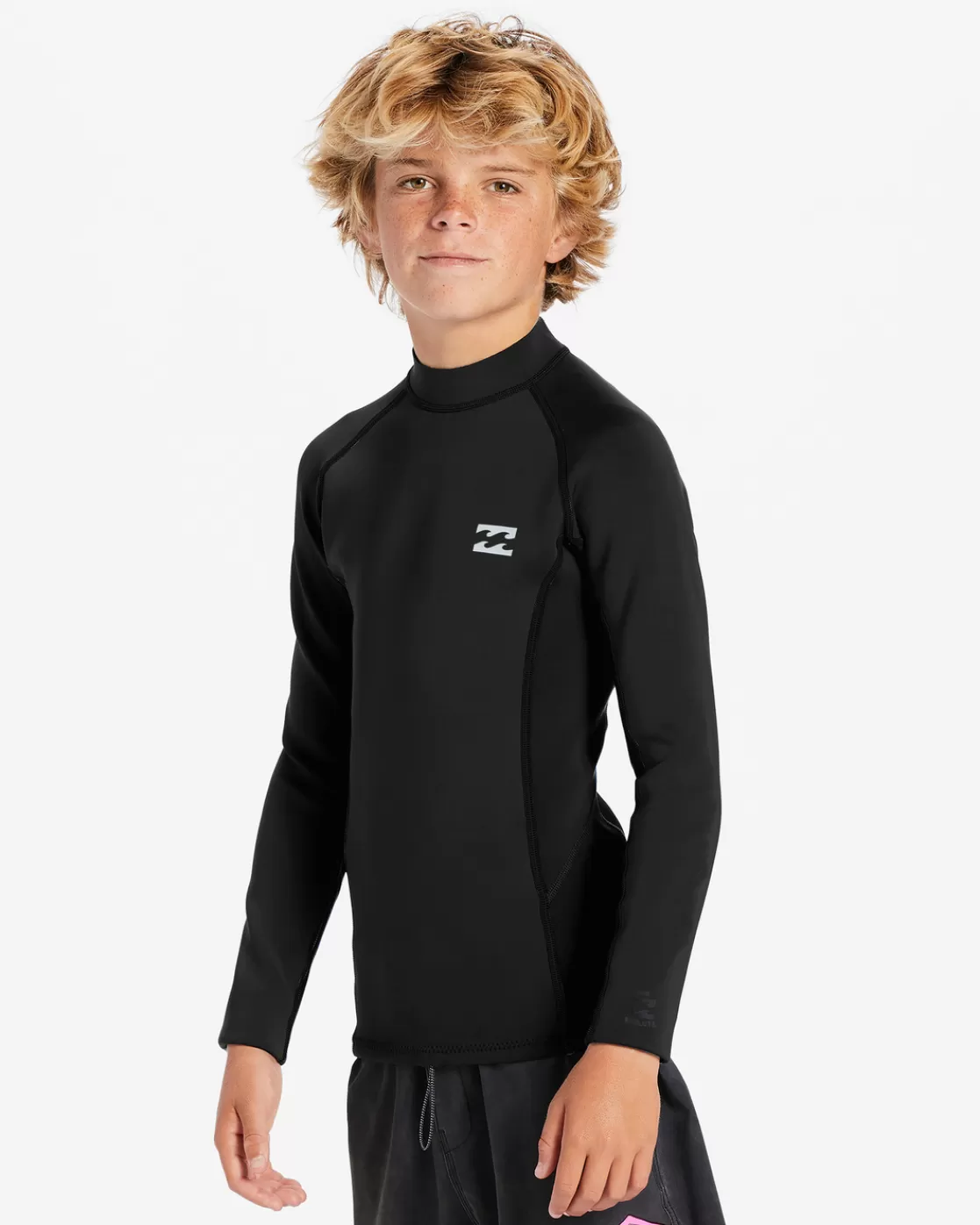 Outlet Billabong Boy's 1/1mm Absolute Wetsuit Jacket BLACK