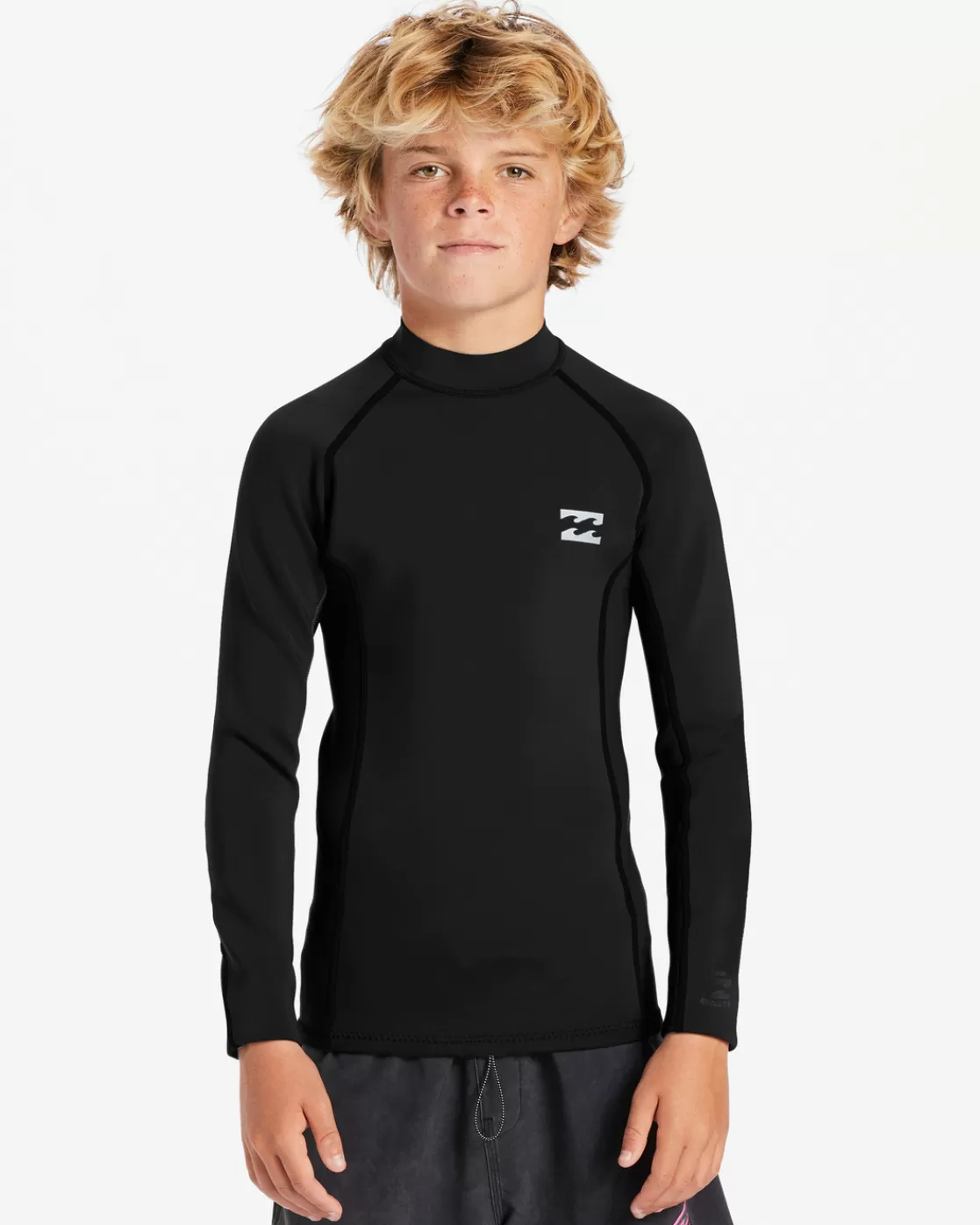 Outlet Billabong Boy's 1/1mm Absolute Wetsuit Jacket BLACK