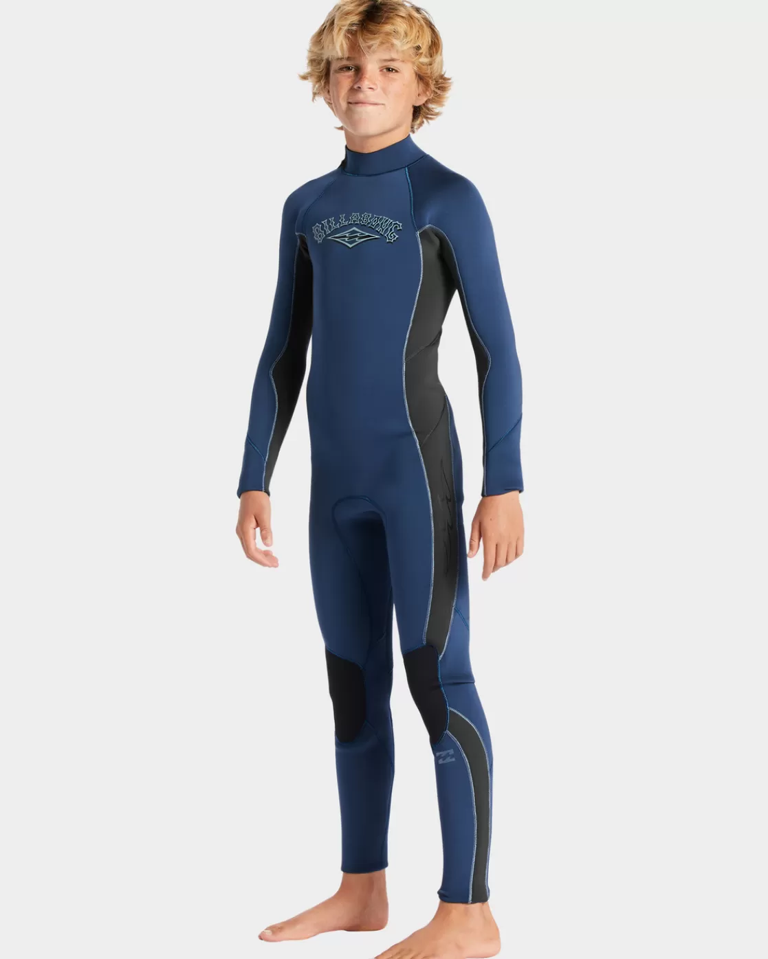 Discount Billabong Boy's 3/2 Absolute Back Zip Full Wetsuit DARK SLATE