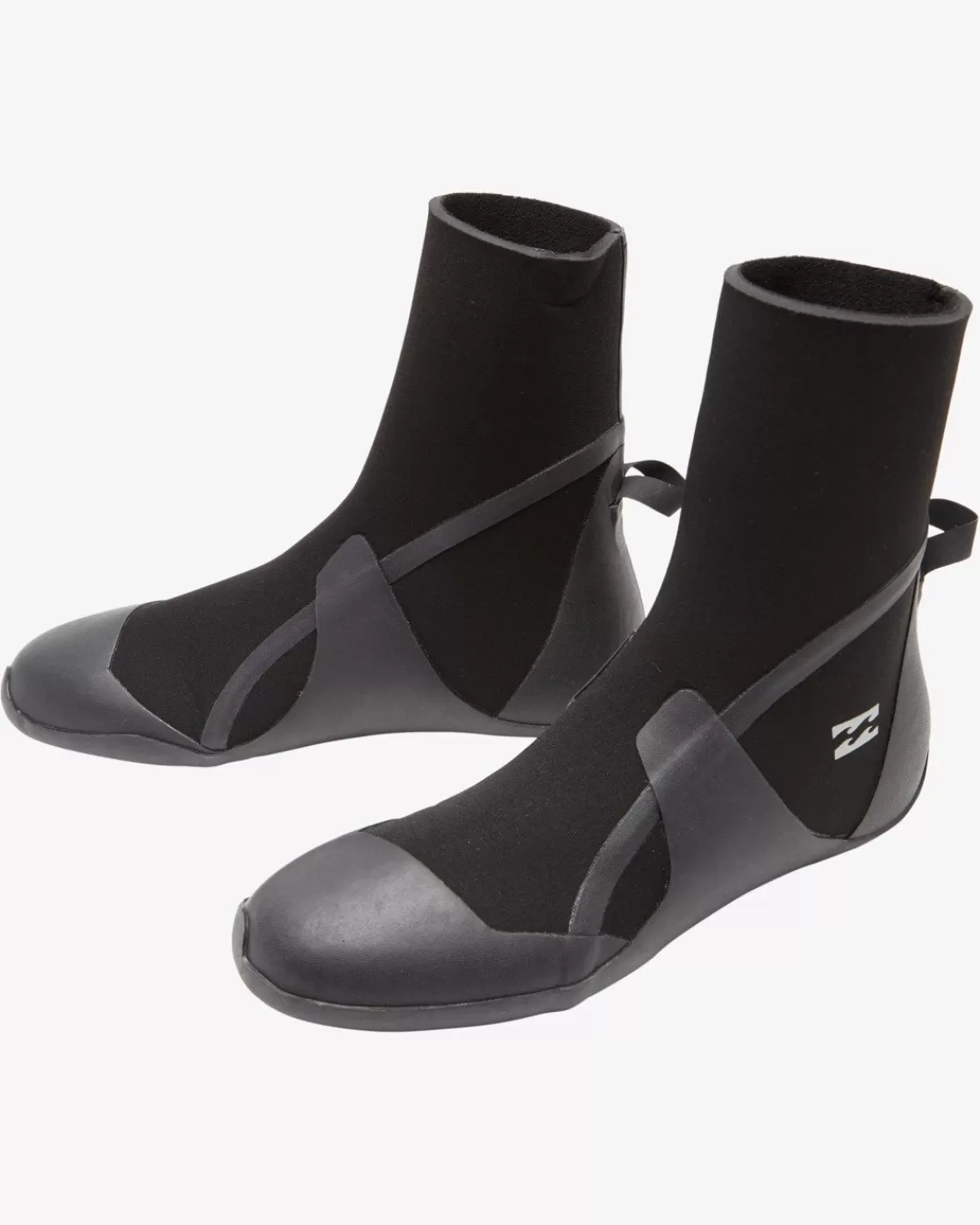 Fashion Billabong Boy's 3mm Absolute Round Toe Wetsuit Boots BLACK HASH