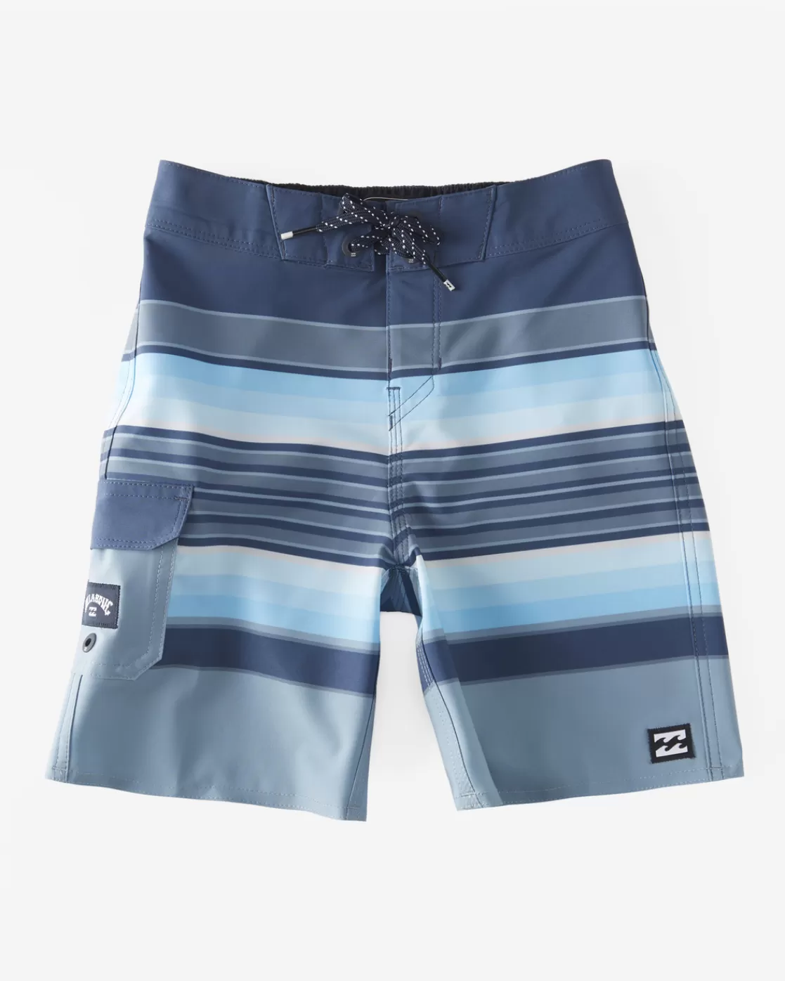 Online Billabong Boy's (2-7) All Day Stripe Pro Performance 13" Boardshorts BLUE HAZE