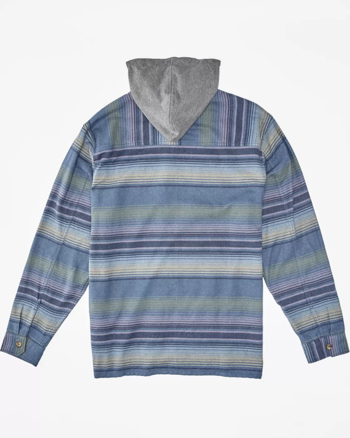 Shop Billabong Boy's (2-7) Baja Hooded Flannel Shirt NORTH SEA