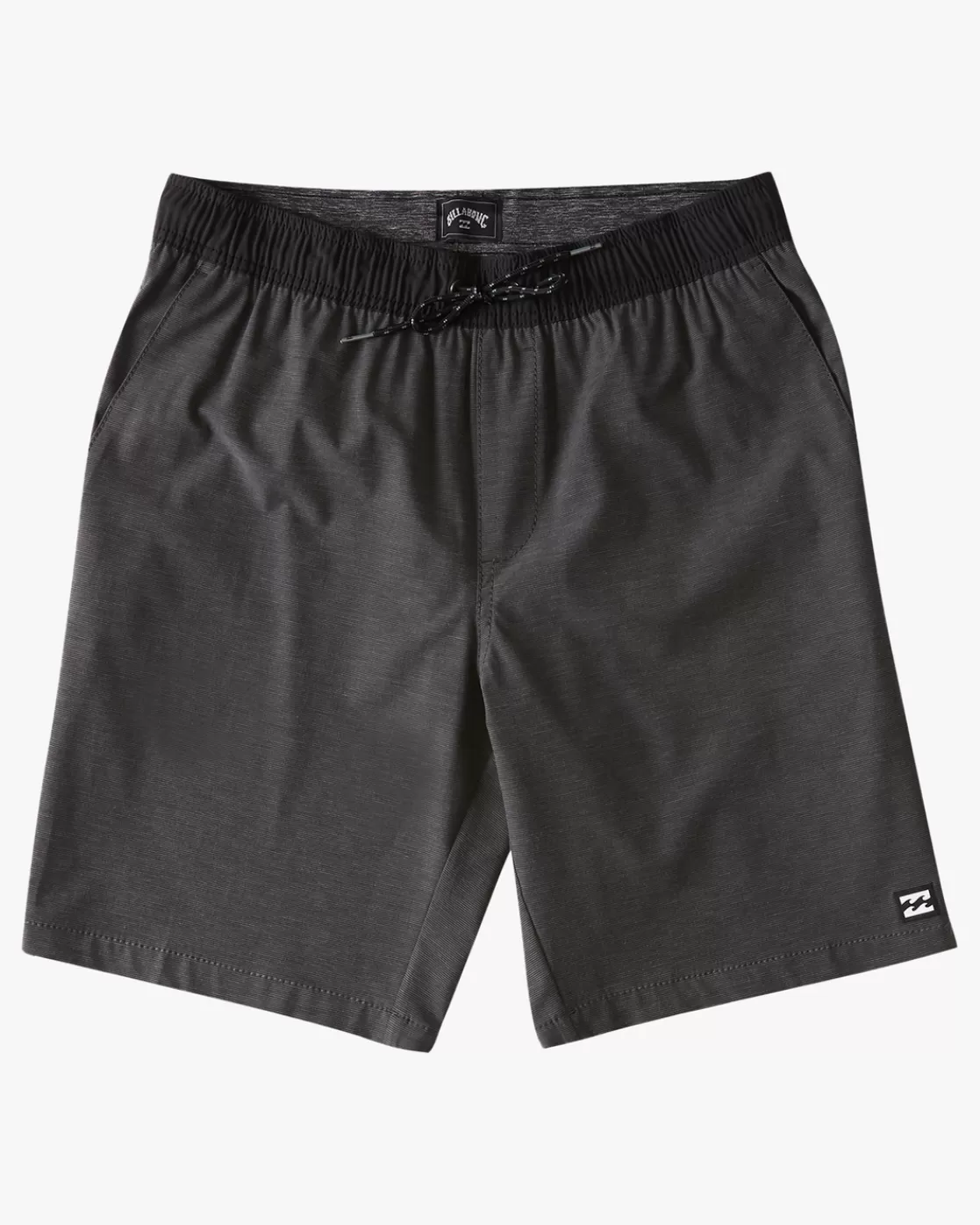 New Billabong Boy's (2-7) Crossfire Elastic Submersible Shorts 13" ASPHALT