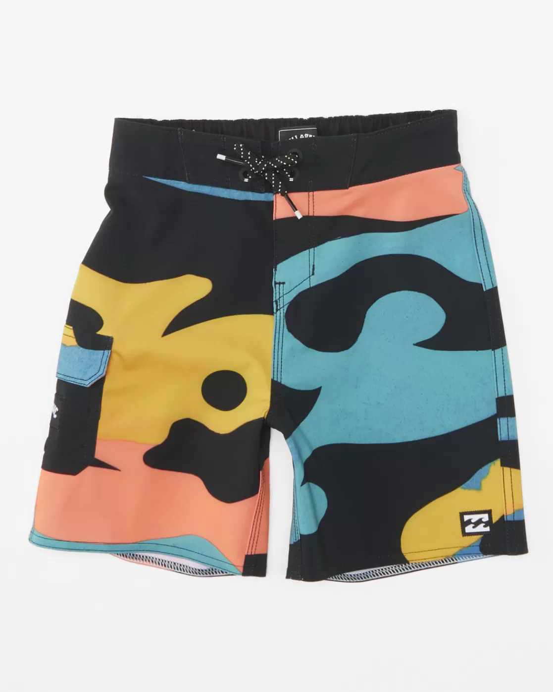 Best Sale Billabong Boy's (2-7) Sundays Pro Performance 13" Boardshorts SUNSET