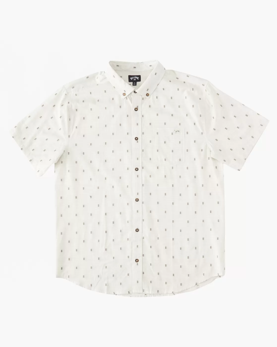 Shop Billabong Boy's All Day Short Sleeve Shirt CREAM