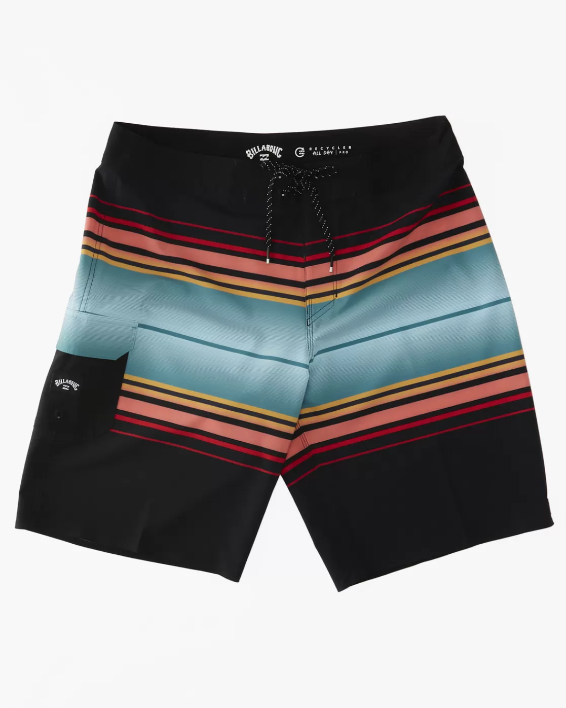 Cheap Billabong Boy's All Day Stripe Pro Performance 16" Boardshorts STEALTH