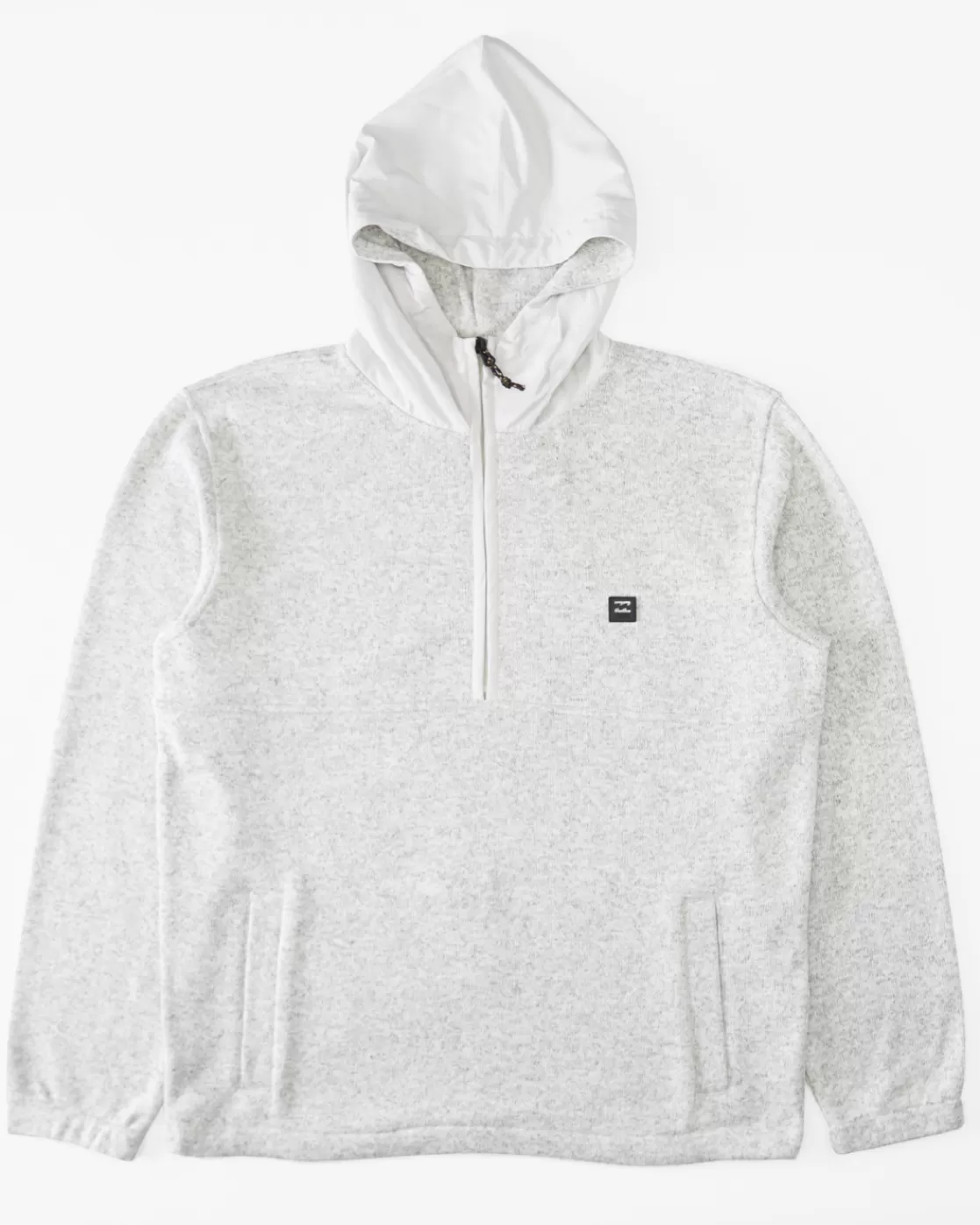 Best Sale Billabong Boy's Boundary Half-Zip Hooded Fleece GREY HEATHER