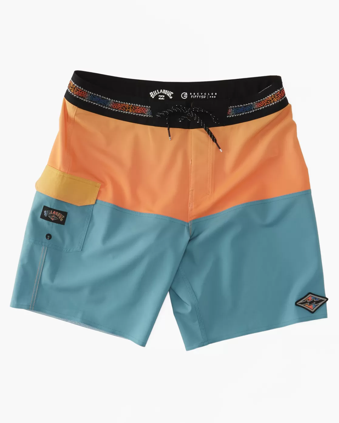 Fashion Billabong Boy's Fifty50 Pro Performance 17" Boardshorts AQUA